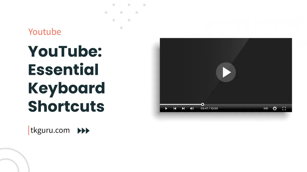 youtube keyboard shortcuts