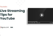 youtube live streaming tips