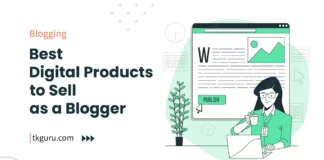 digital products sell as blogger