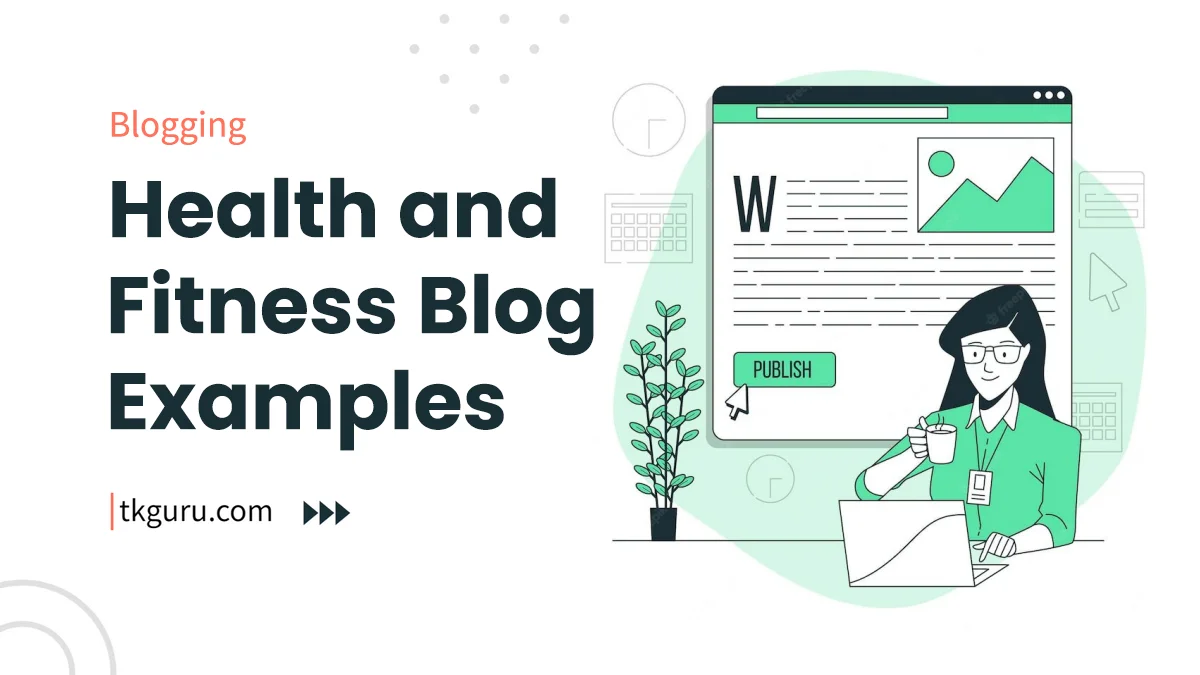 health and fitness blog examples