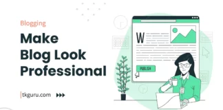make blog look professional