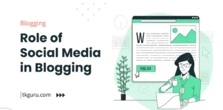 role of social media in blogging